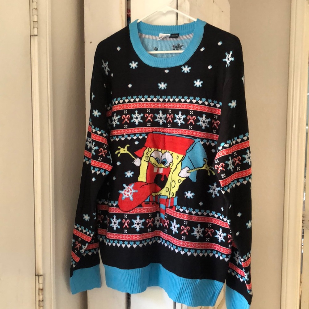 Large sponge bob long sweater
